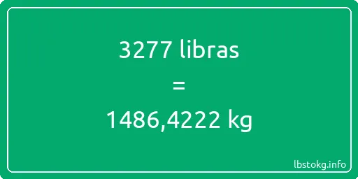 3277 libras en kg - 3277 libras en kilogramos