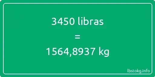 3450 libras en kg - 3450 libras en kilogramos