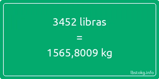 3452 libras en kg - 3452 libras en kilogramos