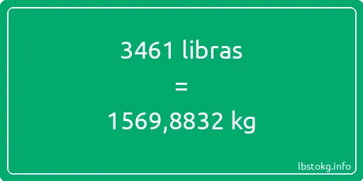 3461 libras en kg - 3461 libras en kilogramos