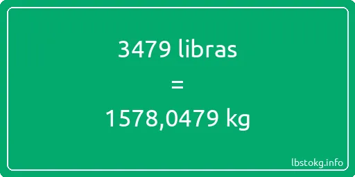 3479 libras en kg - 3479 libras en kilogramos