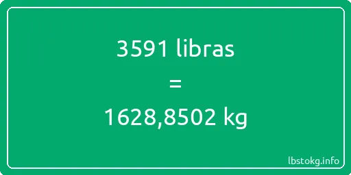 3591 libras en kg - 3591 libras en kilogramos