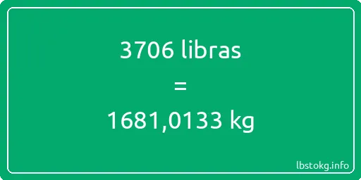 3706 libras en kg - 3706 libras en kilogramos