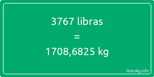 3767 libras en kg - 3767 libras en kilogramos