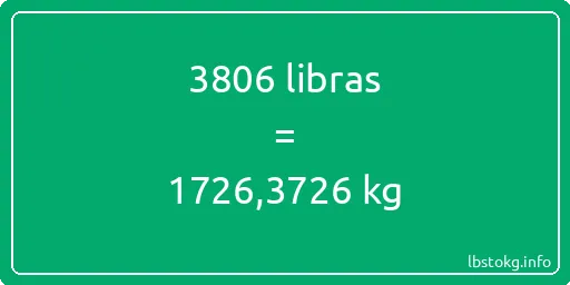 3806 libras en kg - 3806 libras en kilogramos