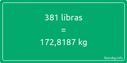 381 libras en kg - 381 libras en kilogramos