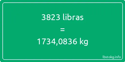 3823 libras en kg - 3823 libras en kilogramos