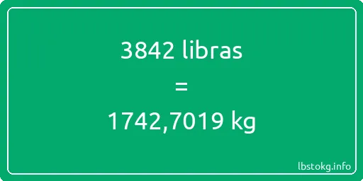 3842 libras en kg - 3842 libras en kilogramos