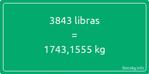 3843 libras en kg - 3843 libras en kilogramos