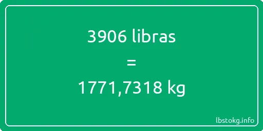 3906 libras en kg - 3906 libras en kilogramos