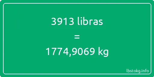 3913 libras en kg - 3913 libras en kilogramos