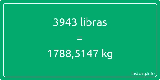 3943 libras en kg - 3943 libras en kilogramos