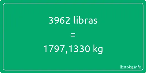 3962 libras en kg - 3962 libras en kilogramos