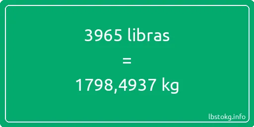 3965 libras en kg - 3965 libras en kilogramos