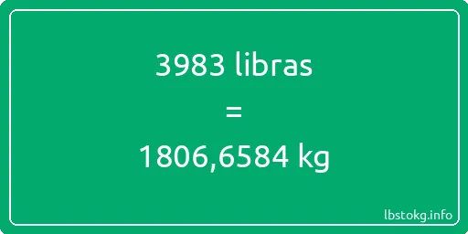 3983 libras en kg - 3983 libras en kilogramos