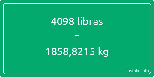 4098 libras en kg - 4098 libras en kilogramos