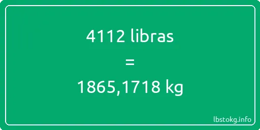 4112 libras en kg - 4112 libras en kilogramos