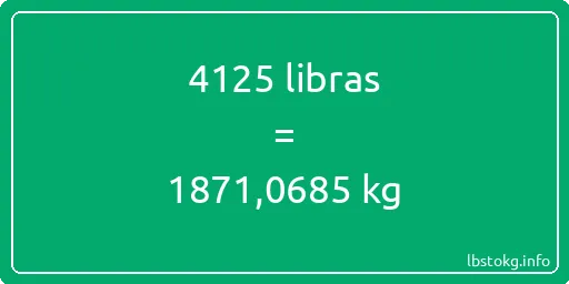 4125 libras en kg - 4125 libras en kilogramos