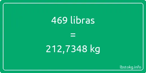 469 libras en kg - 469 libras en kilogramos