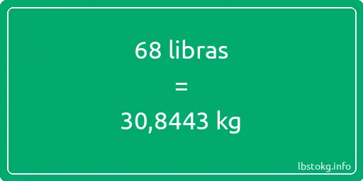 68 libras en kg - 68 libras en kilogramos