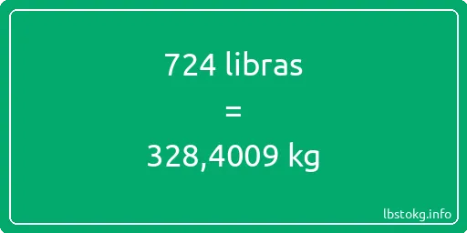 724 libras en kg - 724 libras en kilogramos