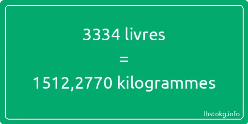 3334 lbs à kg - 3334 livres aux kilogrammes