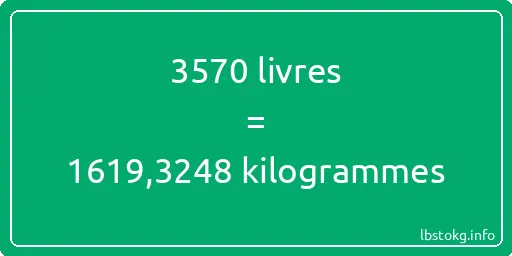 3570 lbs à kg - 3570 livres aux kilogrammes