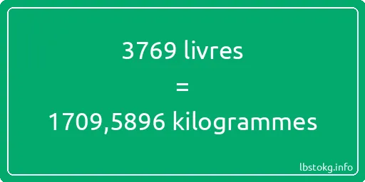 3769 lbs à kg - 3769 livres aux kilogrammes