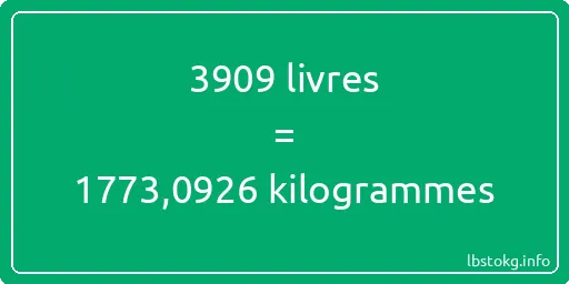 3909 lbs à kg - 3909 livres aux kilogrammes