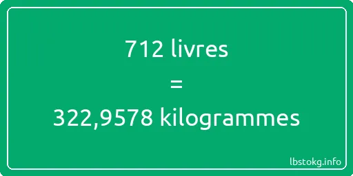 712 lbs à kg - 712 livres aux kilogrammes