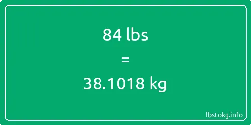 84 पाउंड किलोग्राम - 84 पाउंड किलोग्राम