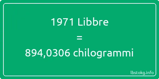 1971 Libbre a chilogrammi - 1971 Libbre a chilogrammi