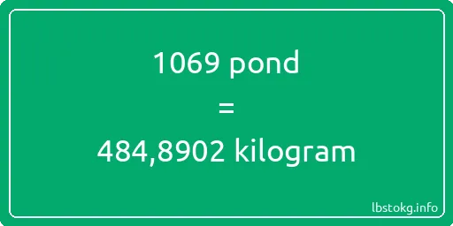 1069 pond naar kilogram - 1069 pond naar kilogram