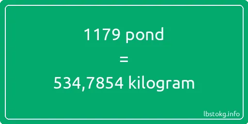 1179 pond naar kilogram - 1179 pond naar kilogram