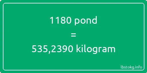 1180 pond naar kilogram - 1180 pond naar kilogram