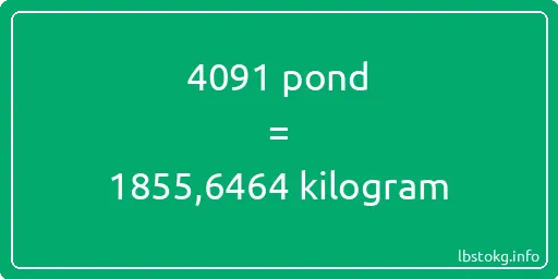 4091 pond naar kilogram - 4091 pond naar kilogram