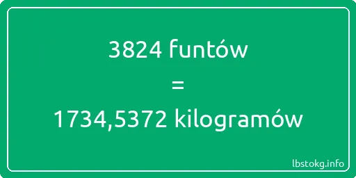 3824 funtów do kilogramów - 3824 funtów do kilogramów