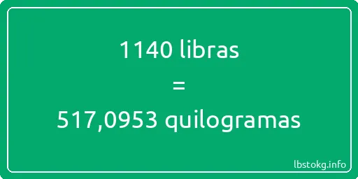 1140 libras a quilogramas - 1140 libras a quilogramas