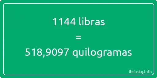 1144 libras a quilogramas - 1144 libras a quilogramas