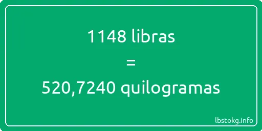 1148 libras a quilogramas - 1148 libras a quilogramas