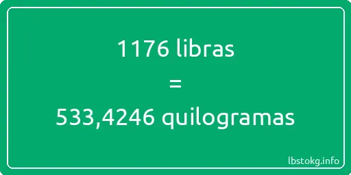 1176 libras a quilogramas - 1176 libras a quilogramas