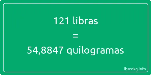 121 libras a quilogramas - 121 libras a quilogramas