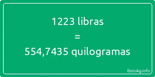 1223 libras a quilogramas - 1223 libras a quilogramas