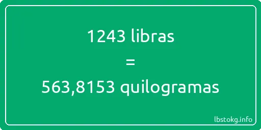 1243 libras a quilogramas - 1243 libras a quilogramas