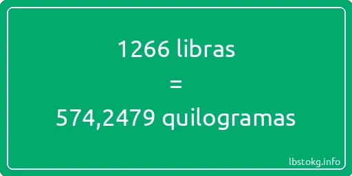 1266 libras a quilogramas - 1266 libras a quilogramas