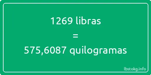 1269 libras a quilogramas - 1269 libras a quilogramas