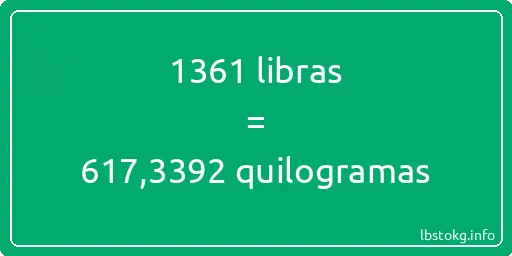 1361 libras a quilogramas - 1361 libras a quilogramas