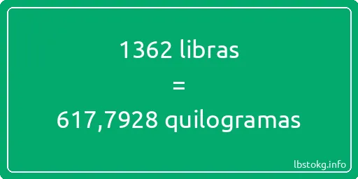 1362 libras a quilogramas - 1362 libras a quilogramas