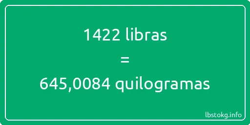 1422 libras a quilogramas - 1422 libras a quilogramas