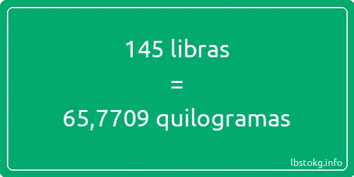 145 libras a quilogramas - 145 libras a quilogramas